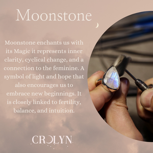 Gia Moonstone Ring