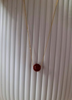 Fireball Carnelian Necklace