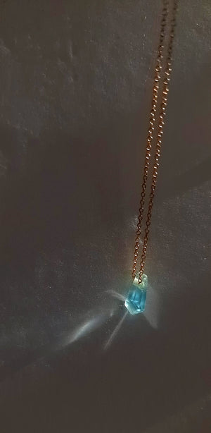 Rose Gold Fluorite Necklace