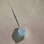 Raw Aquamarine Necklace