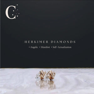 Herkimer Diamond Studs