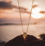 9ct Solid Gold Herkimer Diamond Necklace