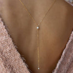 Serena Pearl Necklace   - 14k Gold