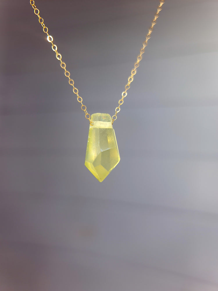 Lemon Quartz  Necklace