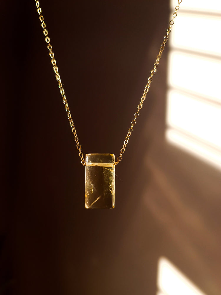 Citrine necklace