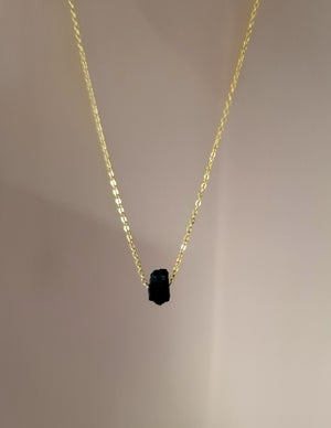 Mini Black Tourmaline Necklace