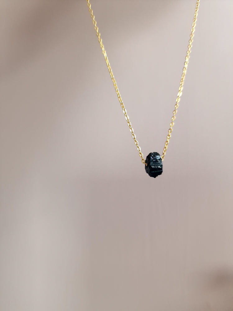 Mini Black Tourmaline Necklace