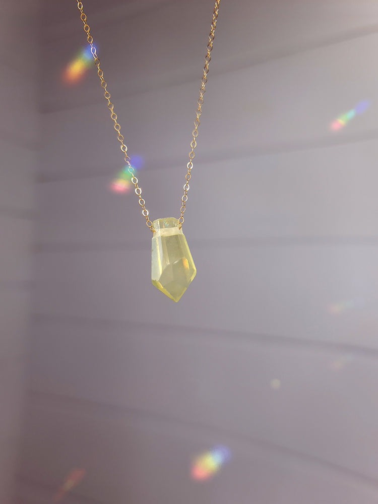 Lemon Quartz  Necklace