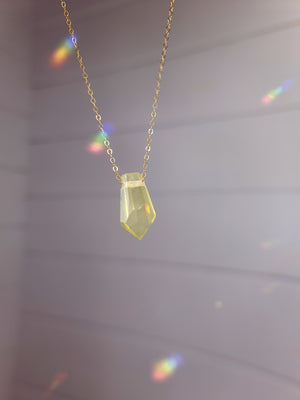 Lemon Quartz  Necklace