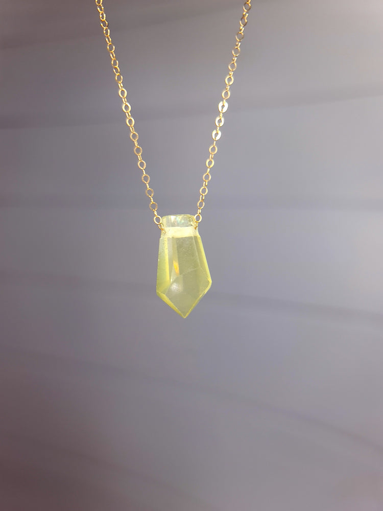 Lemon Quartz  Necklace