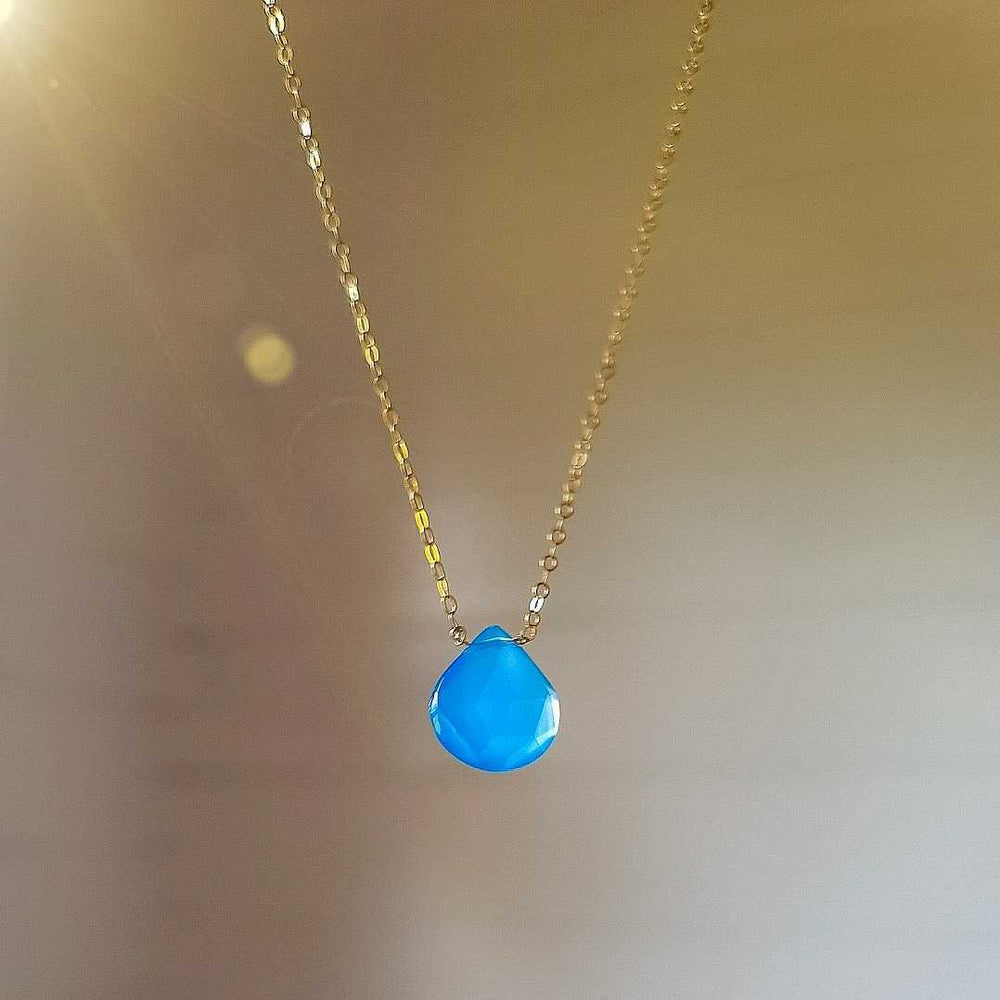 Blue Chalcedony Necklace